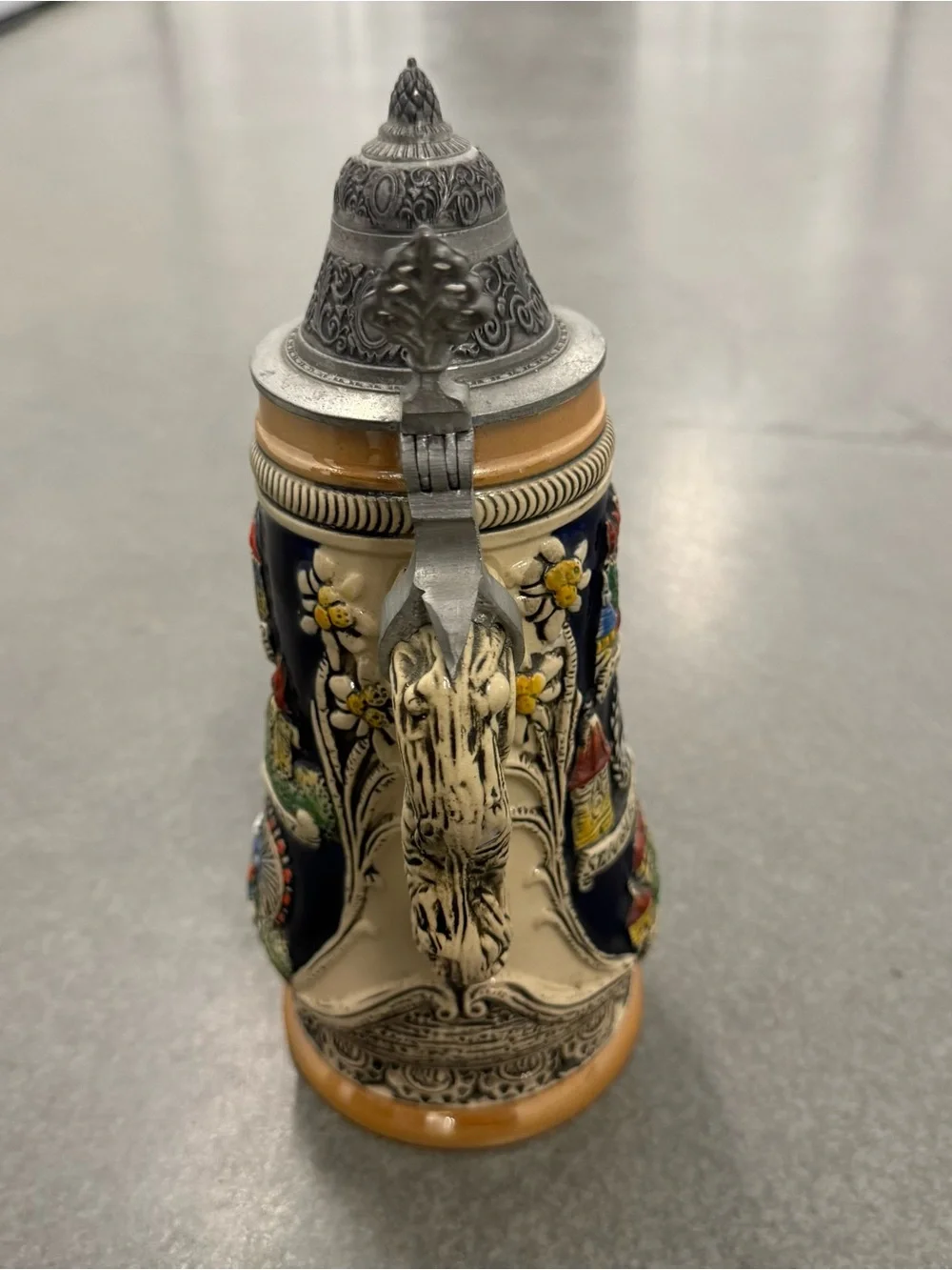 Vintage Austria German Beer Steins Hand Painted
